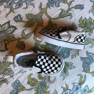 Toddler Slip on Checkered Vans